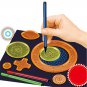 27Pcs Spirograph Drawing Toys Set Interlocking Gears Wheels with Pens