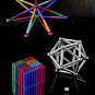 Classic Decompression Relaxation Colorful Magnetic Rod Round Ball