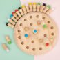 Kids Wooden Memory Match Stick Chess Game Fun Block Board Game