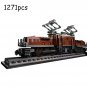 New Spot High-tech City Retro Steam Train Expert Technical Train Building Blocks Classic