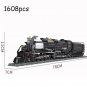 New Spot High-tech City Retro Steam Train Expert Technical Train Building Blocks Classic