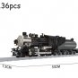 New Spot High-tech City Retro Steam Train Expert Technical Train Building Blocks Classic