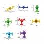 Baby Suction Cup Toys Kids DIY Soft Silicone Building Blocks Construction Building Blocks