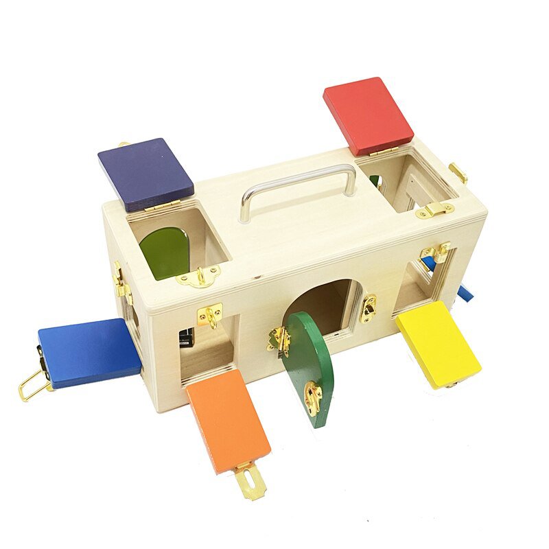 Treeyear Montessori Lock Box Toy Learning Education Toys Memory Board Game