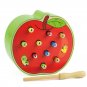 Magnet Strawberry Catch Worms Board Fishing Game for kids Magnetic