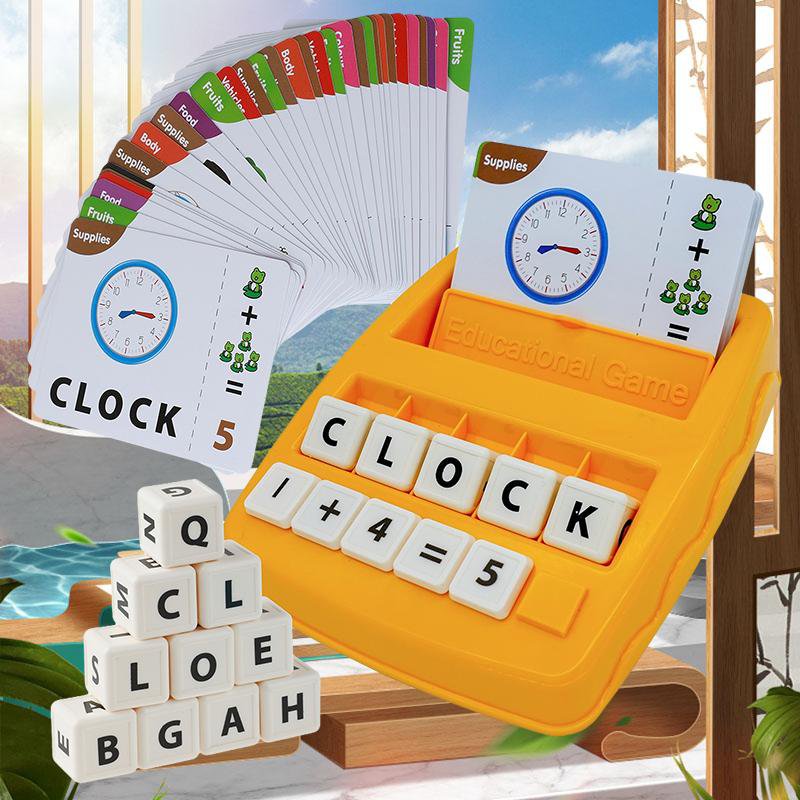 Kids Educational Toys Letter Matching Games Machine with Music and Lights