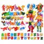 26 GUDI English Letter Learn A-Z Alphabet Transformation Robot Dinosaur