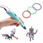 Super 3D PRINTING PEN Includes 3D Pen of PLA Filament Refill with Stencil Guide and User Manual