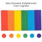 Children's Rainbow Stick Thinking Puzzle Wooden DIY Ice Cream Stick Puzzle Challenge