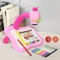 Children Led Projector Art Drawing Table Toys Kids Painting Board Desk