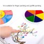 Children Creative Finger Painting Kit With Painting Book Kids Washable Finger Paint