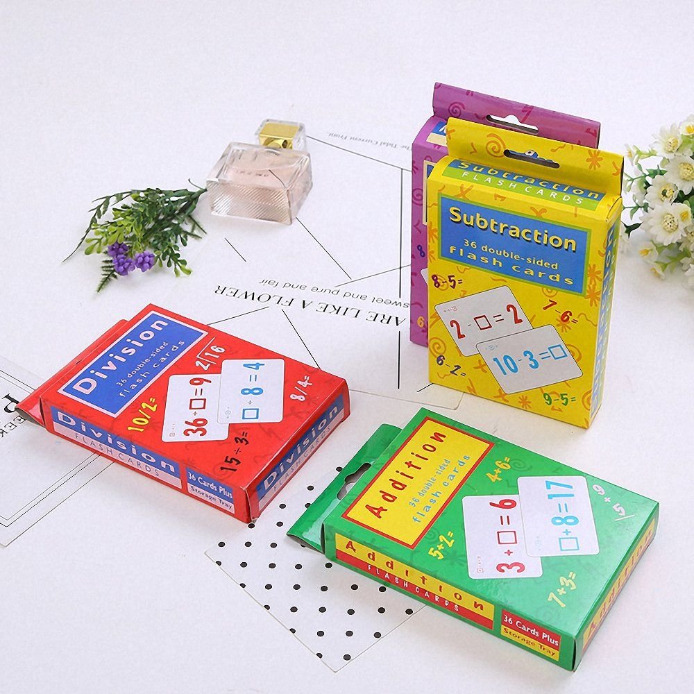 Kids Math Learning Cards Mathematics Card Addition Subtraction