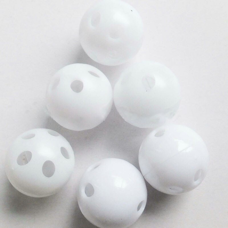 10pcs 28mm Squeaker Plastic Rattle Bell Ball Baby Toys DIY Rattle Beads Noise Maker Baby
