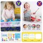 100x80CM Magic Water Drawing Mat Coloring Doodle With Magic Pens Reusable Montessori