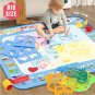 100x80CM Magic Water Drawing Mat Coloring Doodle With Magic Pens Reusable Montessori