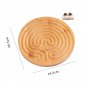 Bamboo Labyrinth Rolling Ball Maze Hand Eye Coordination Game IQ Brain