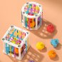 Colorful Shape Blocks Sorting Game Baby Montessori Learning Educational Toys
