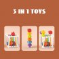 Colorful Shape Blocks Sorting Game Baby Montessori Learning Educational Toys