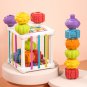 Colorful Shape Blocks Sorting Game Baby Montessori Learning Educational Toys