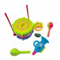5Pcs/Set Children Drum Trumpet Toy Music Percussion Instrument Band Kit Early Learning