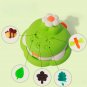 DIY toy creative clay children's Plasticine hand frog hamburger machine toy tool
