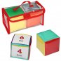 2pcs 2pcs Preschool Learning Educational Toys Game Dices Set Cubes Eearly Teaching Clear Pockets