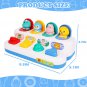 Interactive Pop Up Animals Toy Peekaboo Switch Box Button Box Treasure Surprise Box
