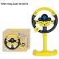 Electric Simulation Steering Wheel Toy With Light And Sound Educational Children Co-Pilot