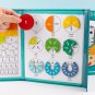 Kids Multicolor Fraction Learning Math Educational Toys Arithmetic Rainbow