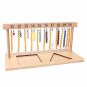 Montessori Teaching Math Toys Digitals Numbers 1-20 Hanger And Color Beads Stairs for Ten