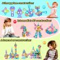 1Set Classic Magnetic Tiles Toys Constructor Macaron Color Building Blocks Educational