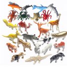 10pcs/lot Batch Mini Dinosaur Model Children's Educational Toys Cute Simulation Animal Small