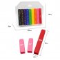51pcs Math Fraction Percentage Cube Math Teaching Learning Stacks Tower Set Linking Cube Math