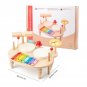 Children Drum Trumpet Toy Kit Music Percussion Instrument Band Kit Early Learning Educational Toy
