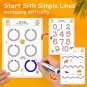 Magical Tracing Workbook Set Reusable Magic Practice Copybook for Kids with Drawing Pens and Eraser