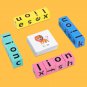 Children Early Enlightenment Training Fun Spelling English Words Parent-Child Plays Game Wood Block