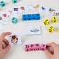 Children Early Enlightenment Training Fun Spelling English Words Parent-Child Plays Game Wood Block
