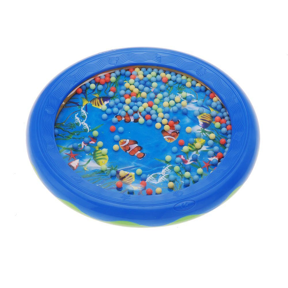 Kid Child Ocean Wave Bead Drum Gentle Sea Sound Musical Educational Toy Tool For Baby Early