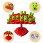 Montessori Math Toy Balancing Board Puzzle For Kids Frog Balance Tree Educational