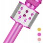 ZK20 Karaoke Microphone for Kids Singing 5in1 Wireless Microphone with LED Lights Karaoke
