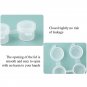 10 Strips 60 Pots Empty Paint Pots White Paint Cup Strip Paint Storage Containers Painting