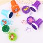 16pcs/lot Children Toy Stamps Cartoon Animals Fruits Kids Seal For Scrapbooking Photo