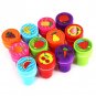 16pcs/lot Children Toy Stamps Cartoon Animals Fruits Kids Seal For Scrapbooking Photo