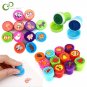 16pcs/lot Children Toy Stamps Cartoon Animals Fruits Kids Seal For Scrapbooking Photo