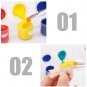 DIY Coloring Dinosaurs 3D Painting Set Dinosaur Drawing Watercolor Graffiti Kids