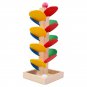 Montessori Educational Toy Blocks Wooden Tree Marble Ball Run Track Game Baby Kids