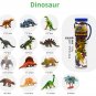 13pcs/lot Mini Dinosaur Model Children's Educational Toys Cute Luminous Simulation Animal