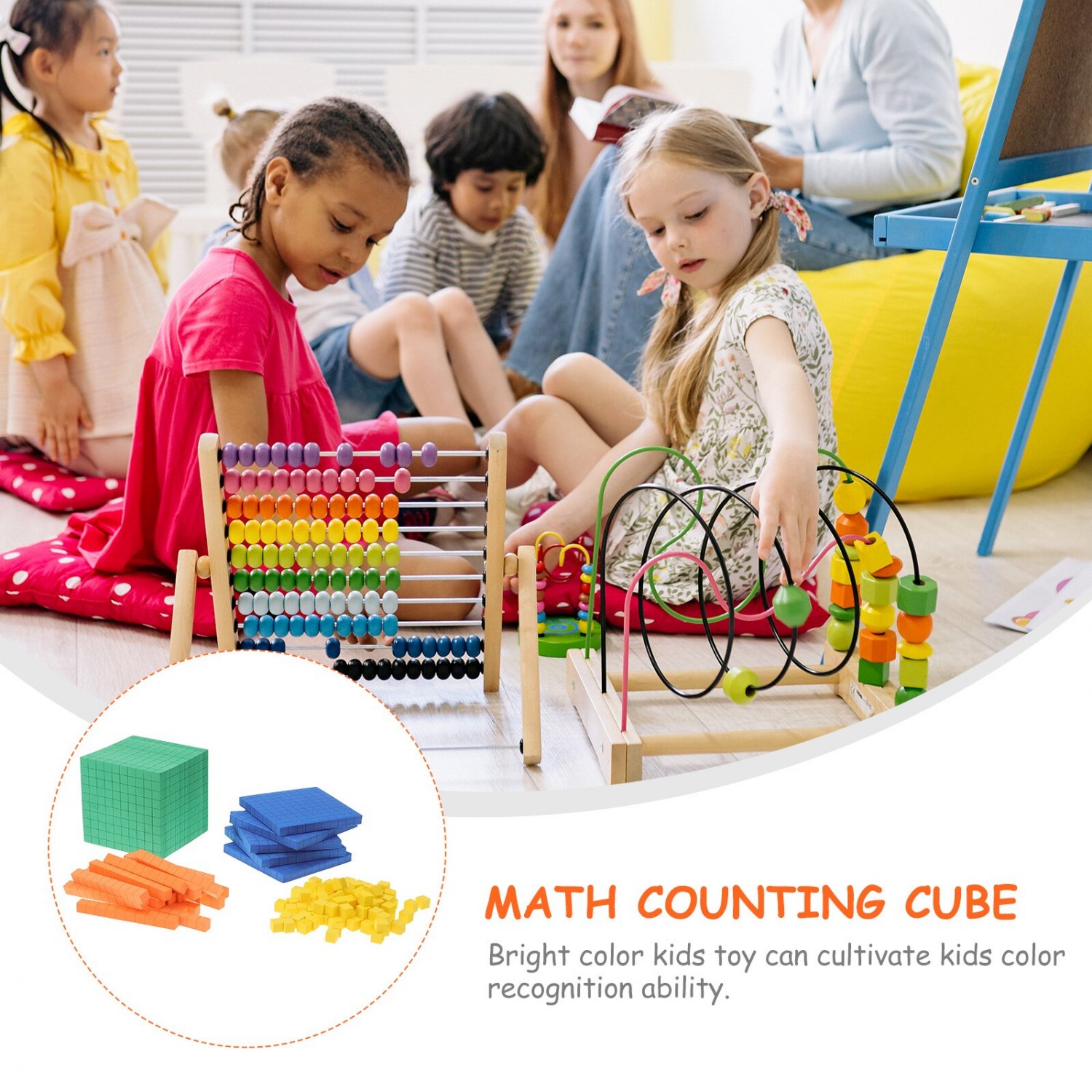 Maths Cubes Kids Playsets Counting Cubes Base Ten Blocks Poppets Kids Demonstration