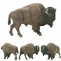 American Bison Simulation Of Animal Models Action Toy Figures High Quality Collection