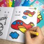 New 12 Books Set Kids Coloring Draw Book Car Animals Fruits Educaional Painting Notebook